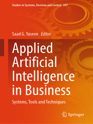 cover image of Applied Artificial Intelligence in Business